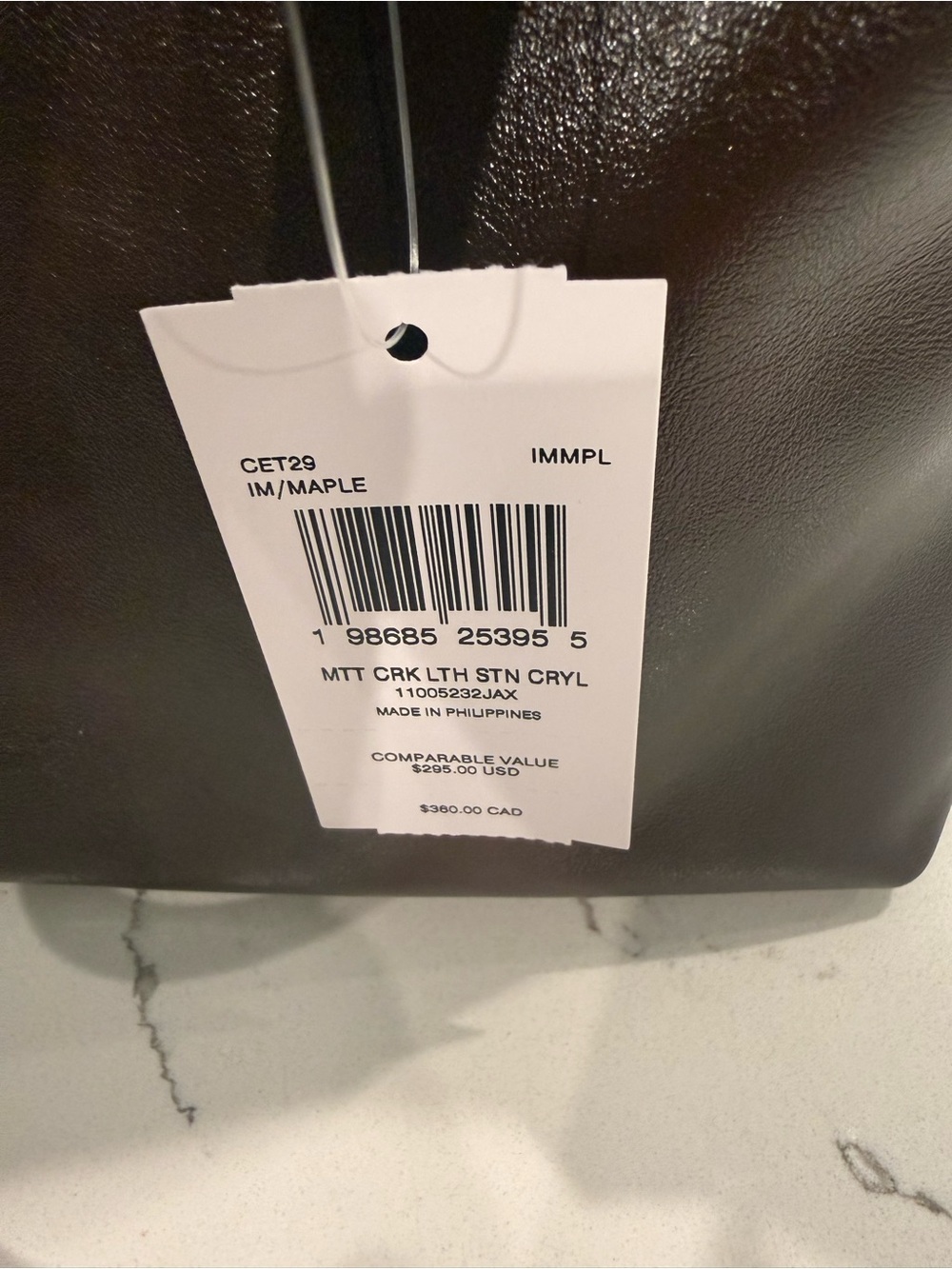 COACH - Mountain Crossgrain Leather Station Carryall in Maple/Gold - Picture 9 of 16